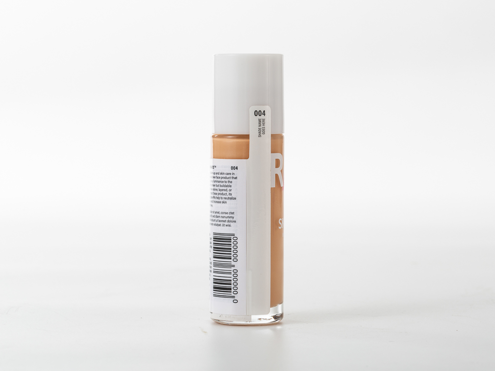 Cosmetics - Integrated Self-Adhesive Label & Seal Sticker